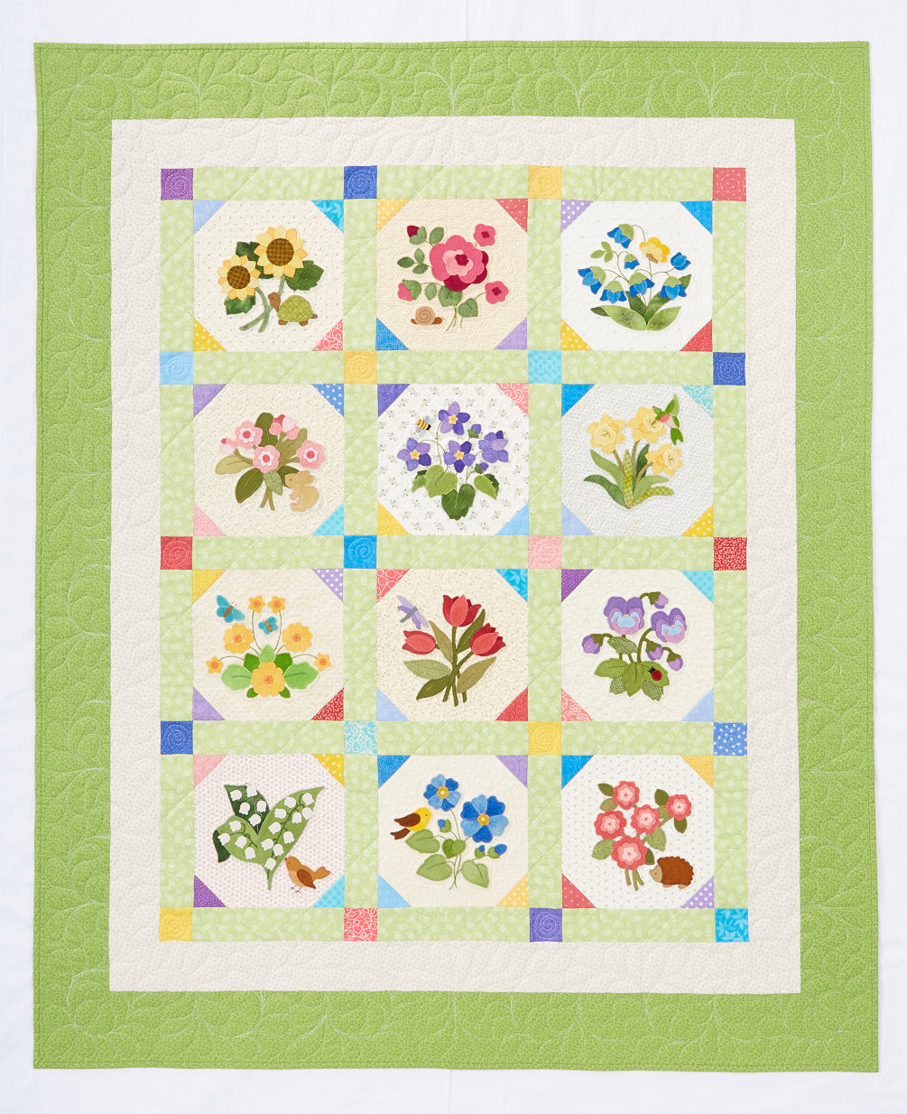 Cottage Garden Finished Quilt