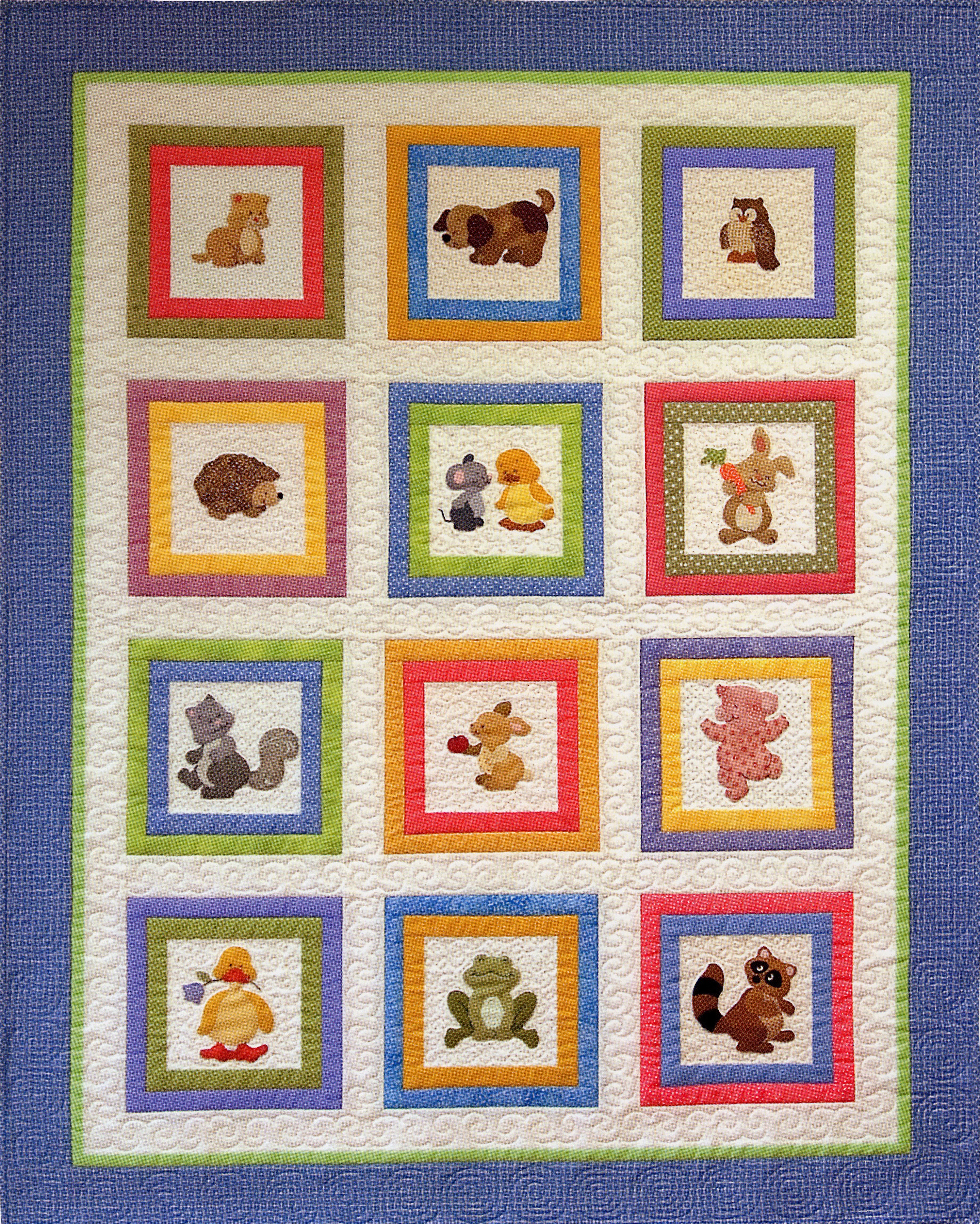 Critter Caboodle Finished Quilt: "Critter Boxes"