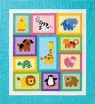 Critter Babies Finished Quilt: “Menagerie" quilt