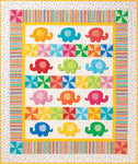 Critter Babies Finished Quilt: “Polka Dot Parade" quilt