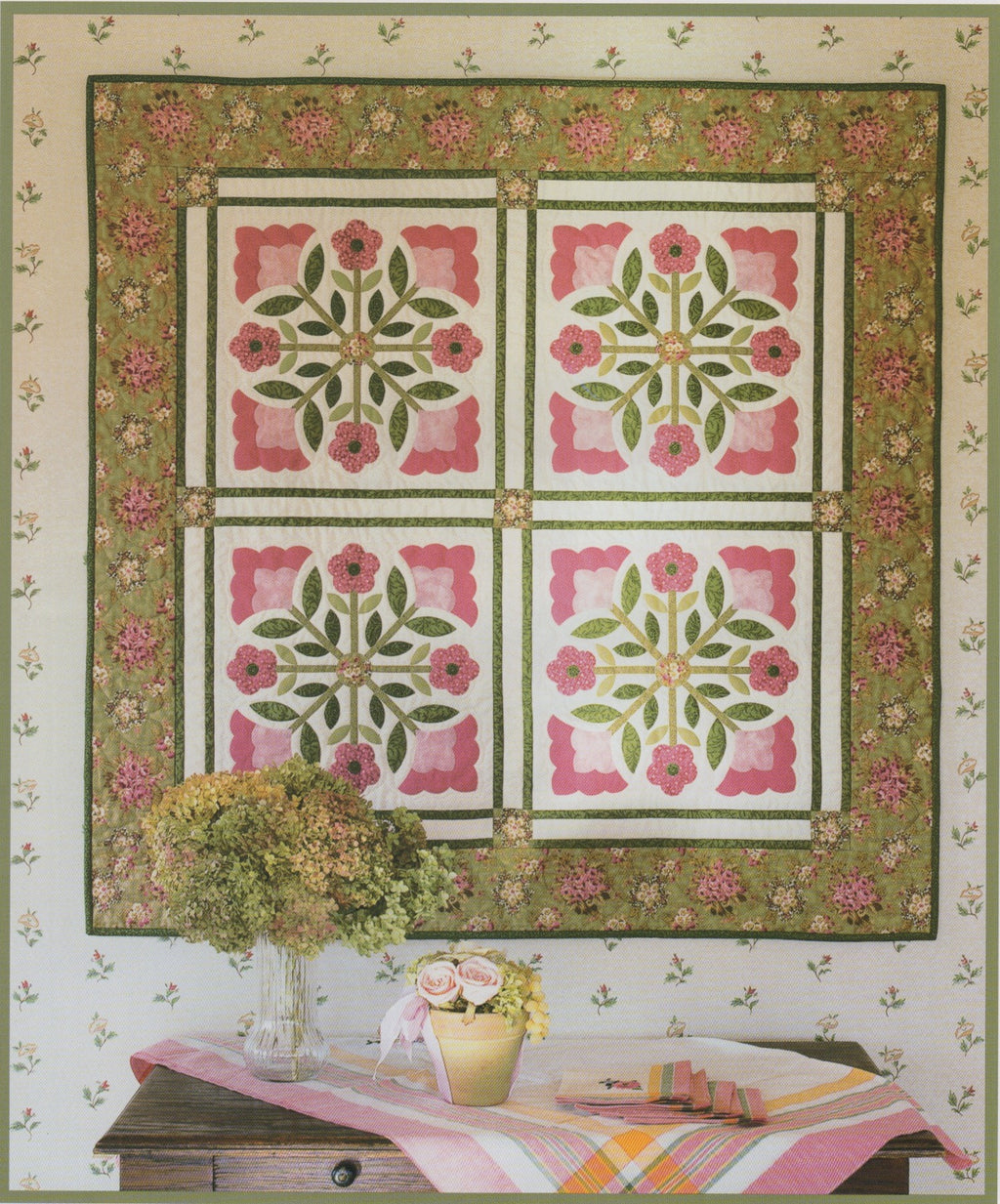 Patchwork Pantry Finished Quilt: “Rhubarb Torte"