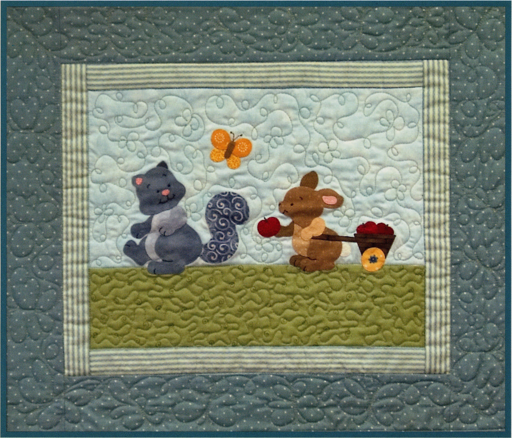 Critter Caboodle Finished Quilt: "Sharing Quilt"