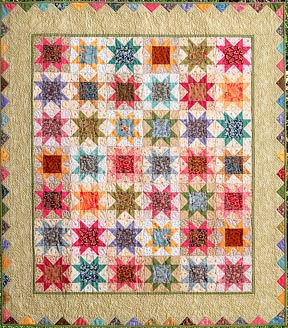 Prairie Song Finished Quilt: “Starlight Starbright"