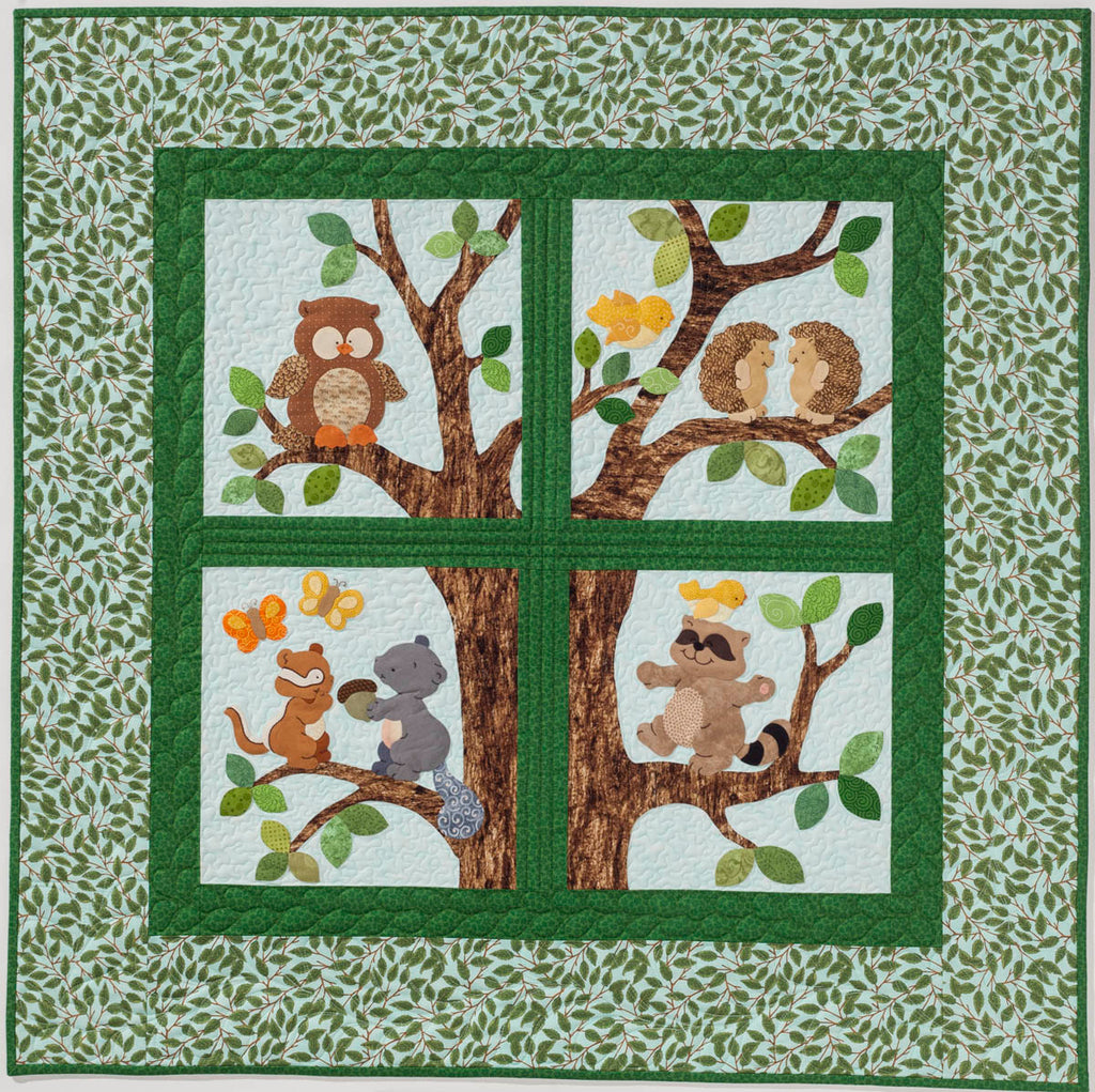 Critter Hollow Finished Quilt: "The Neighbors"