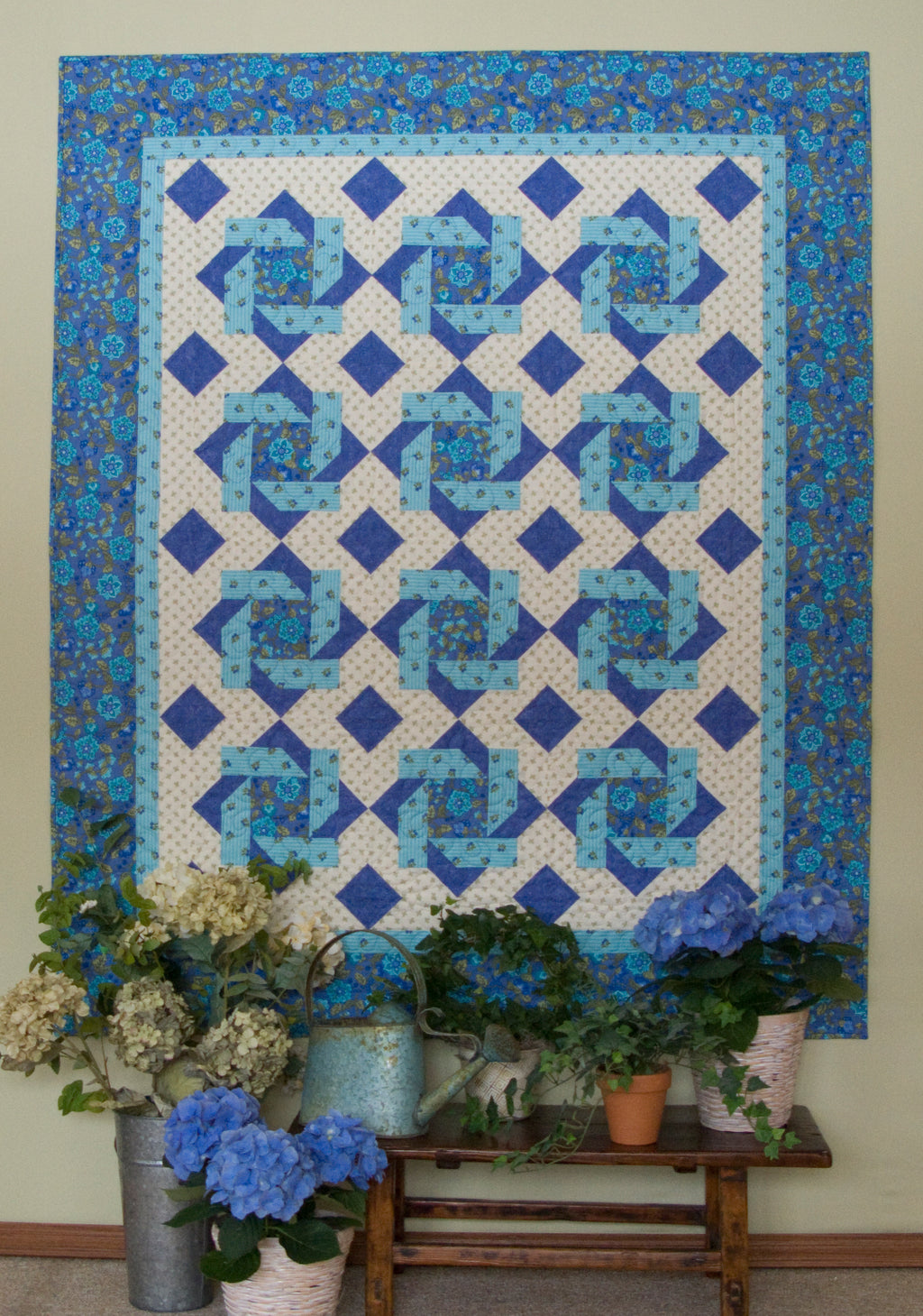 BloomersFinished Quilt: "Whirligig Quilt"