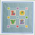 Alphabears Finished Quilt: "Love Quilt."